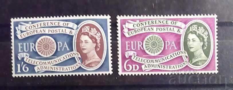 Μεγάλη Βρετανία 1960 Ευρώπη CEPT Προσωπικότητες/Βασιλιάδες/Μονάρχες MNH