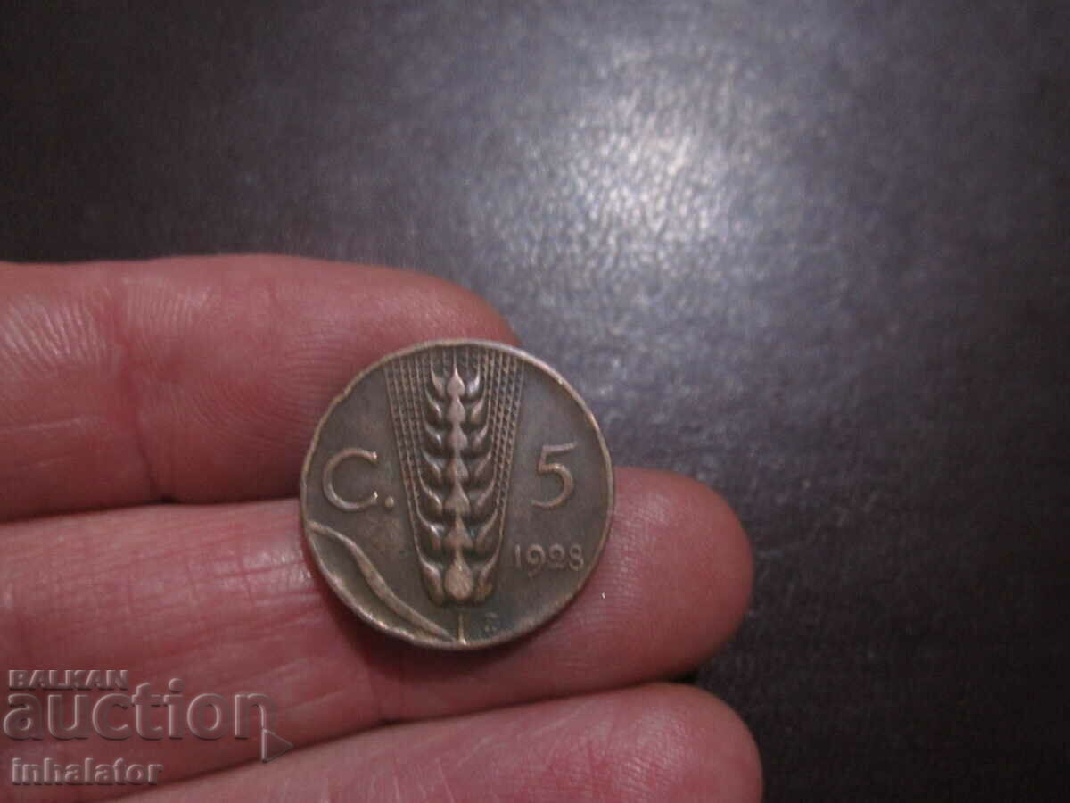 1928 5 centesims