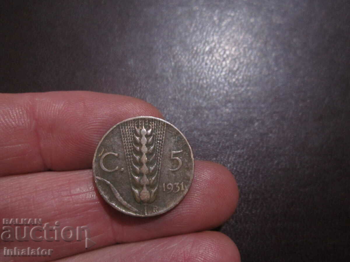 1931 5 centesimi