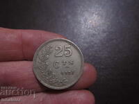 1927 anul 25 de centi Luxemburg