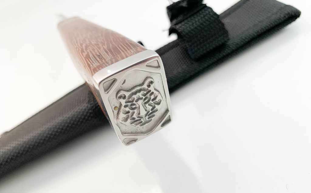 Ρωσικό κυνηγετικό μαχαίρι με χαραγμένους κάπρους ατσάλι 65x13 με τιμή 32.50 BGN | € 16.62 Ρωσικό κυνηγετικό μαχαίρι με χαραγμένους κάπρους ατσάλι 65x13 με τιμή 32.50 BGN | € 16.62