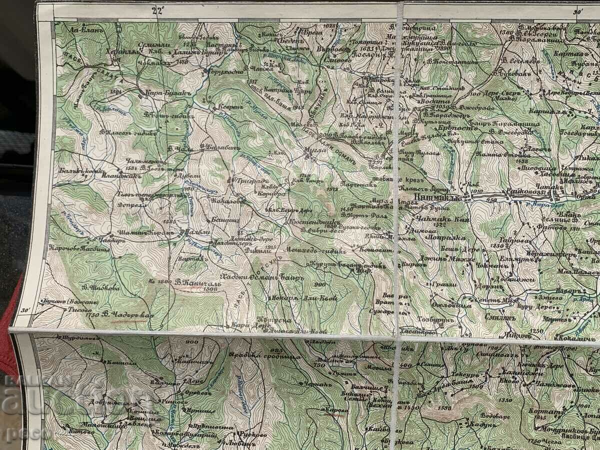 Πασμακλί Καβάλα Σαρσαμπάν Ξάνθη Θάσος παλιός χάρτης - 6 Πασμακλί Καβάλα Σαρσαμπάν Ξάνθη Θάσος παλιός χάρτης - 6