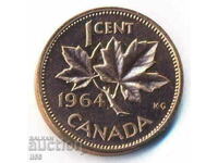 Канада - 1 цент 1964 - aUNC