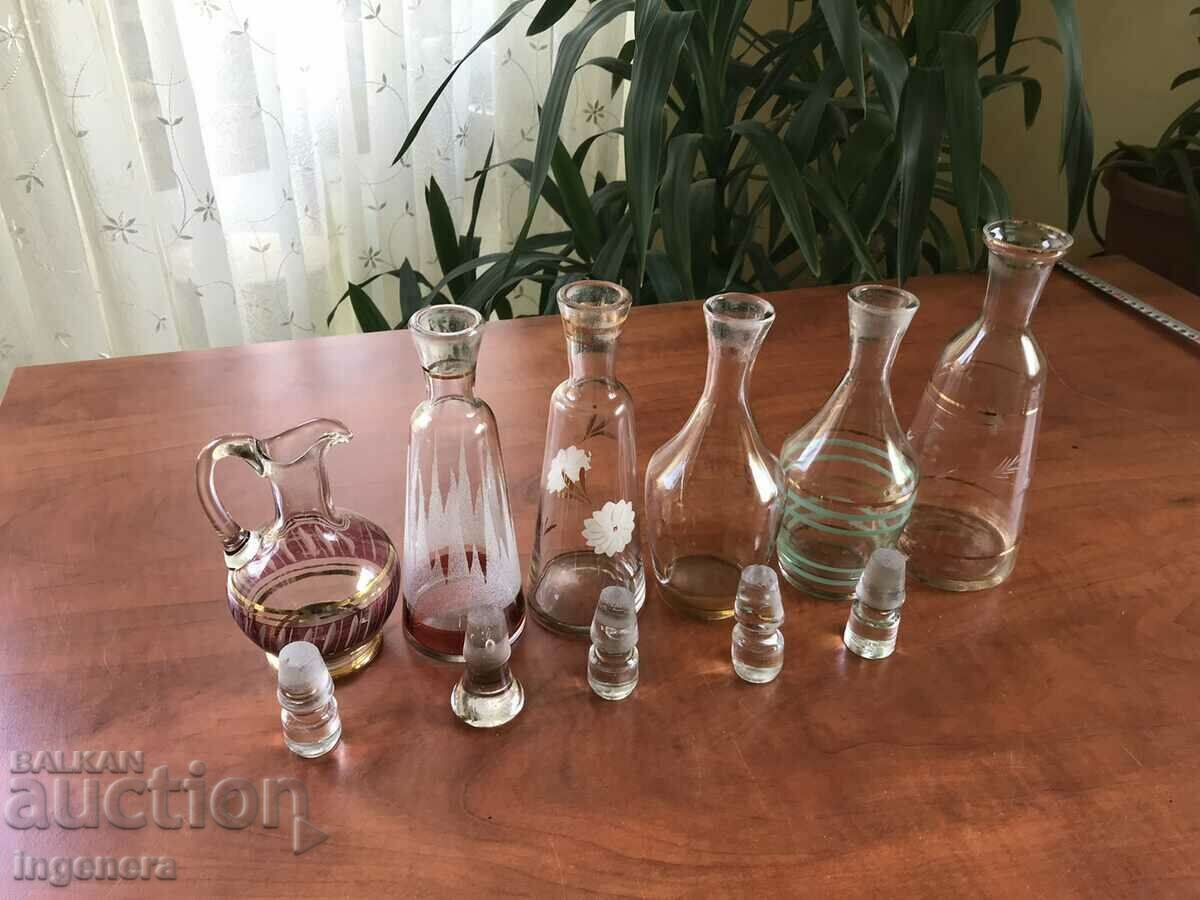 CARAFE BOTTLE FROM SOCA THIN-WALLED ENGRAVED GOLD - 5 CARAFE BOTTLE FROM SOCA THIN-WALLED ENGRAVED GOLD - 5