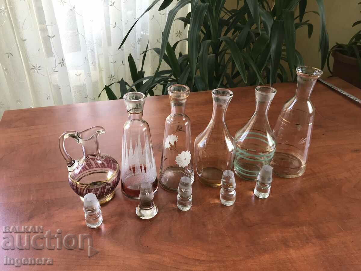 CARAFE BOTTLE FROM SOCA THIN-WALLED ENGRAVED GOLD - 6 CARAFE BOTTLE FROM SOCA THIN-WALLED ENGRAVED GOLD - 6