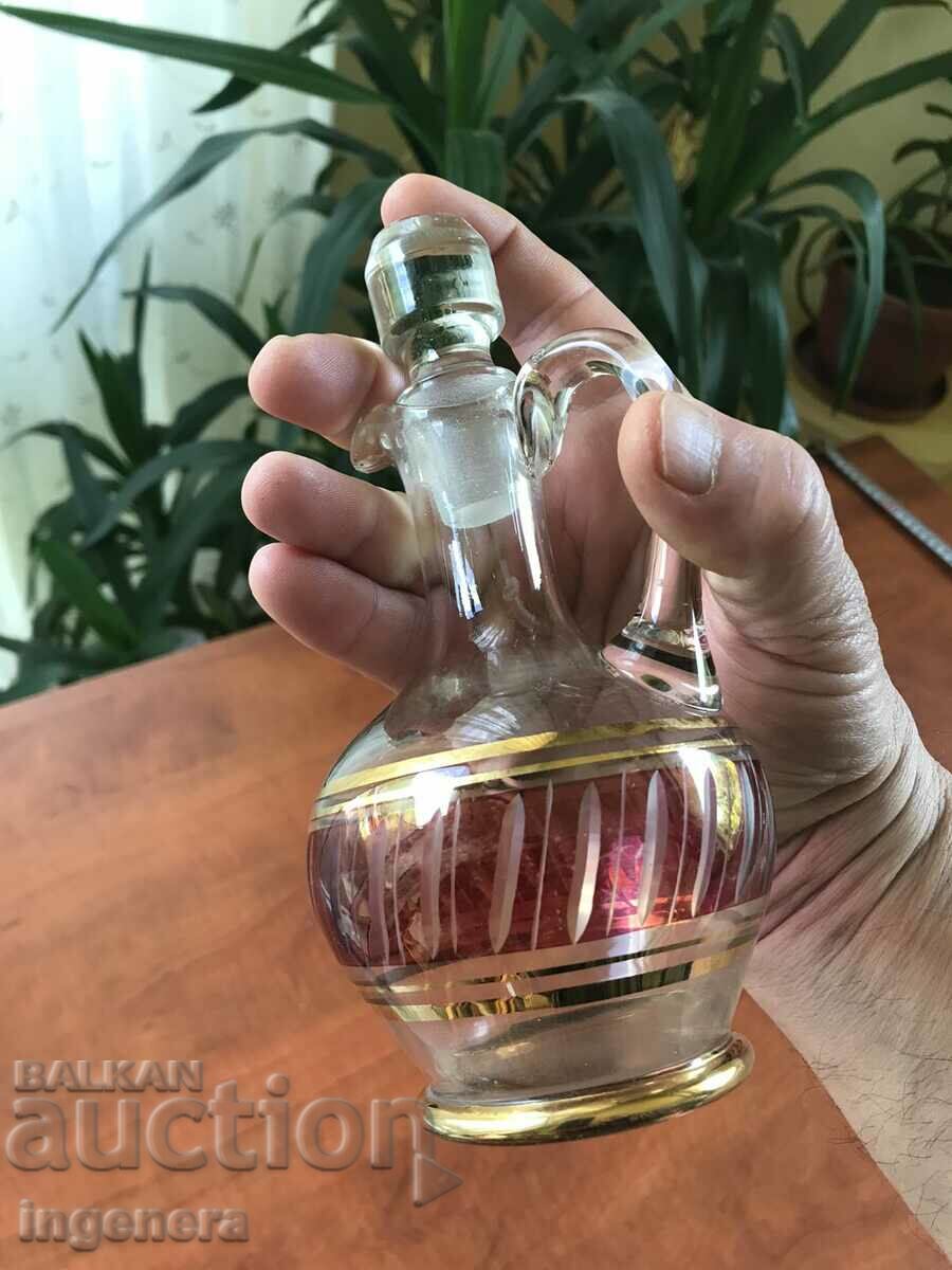 CARAFE BOTTLE FROM SOCA THIN-WALLED ENGRAVED GOLD with price 35.00 BGN | € 17.90 CARAFE BOTTLE FROM SOCA THIN-WALLED ENGRAVED GOLD with price 35.00 BGN | € 17.90