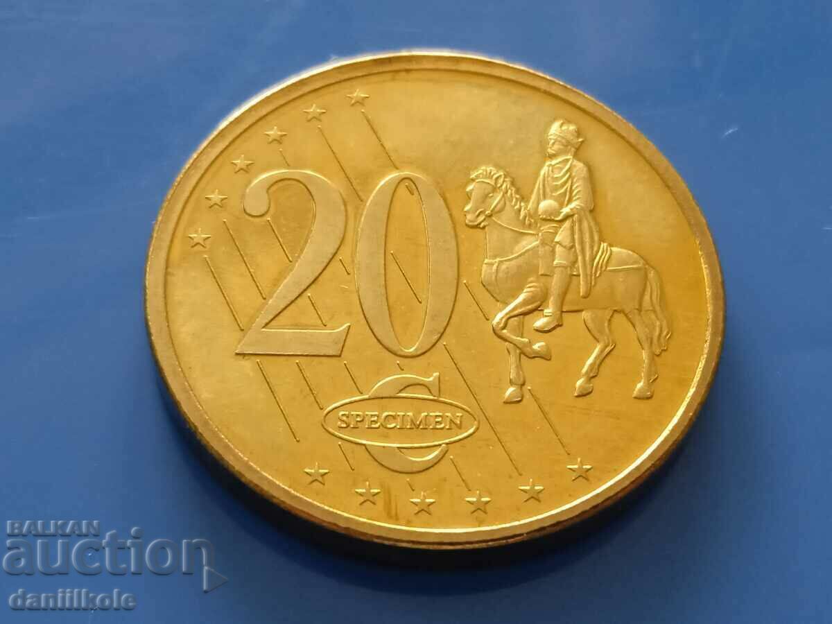*$*Y*$* SPECIMEN 20 EURO-CENT LATVIA 2003 *$*Y*$* with price 9.00 BGN | € 4.60 *$*Y*$* SPECIMEN 20 EURO-CENT LATVIA 2003 *$*Y*$* with price 9.00 BGN | € 4.60