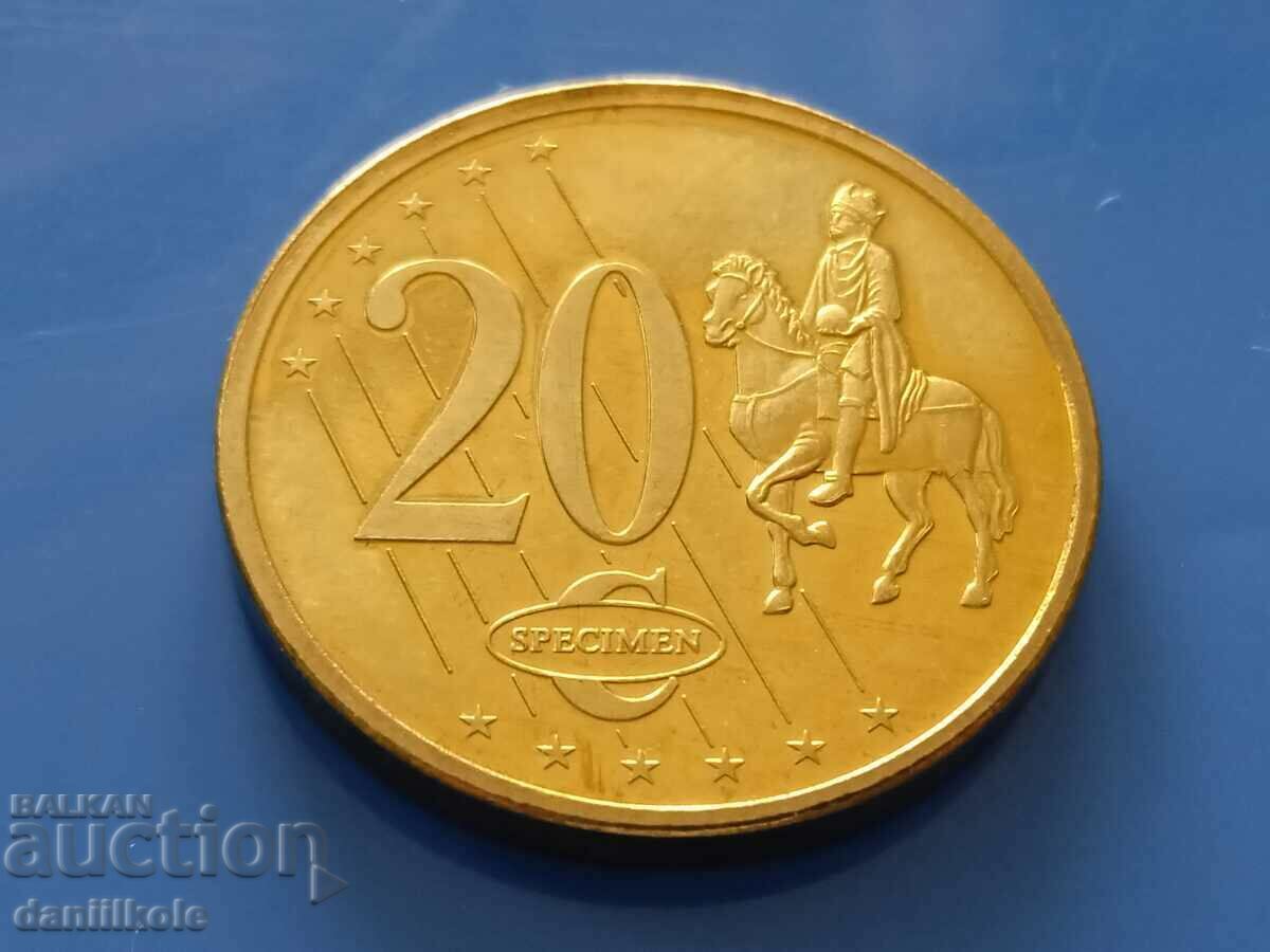 Auction *$*Y*$* SPECIMEN 20 EURO-CENT LATVIA 2003 *$*Y*$* Auction *$*Y*$* SPECIMEN 20 EURO-CENT LATVIA 2003 *$*Y*$*