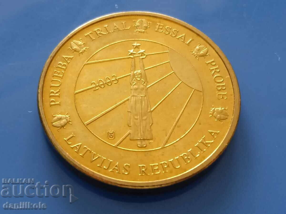 *$*Y*$* SPECIMEN 20 EURO-CENT LATVIA 2003 *$*Y*$* - 7 *$*Y*$* SPECIMEN 20 EURO-CENT LATVIA 2003 *$*Y*$* - 7
