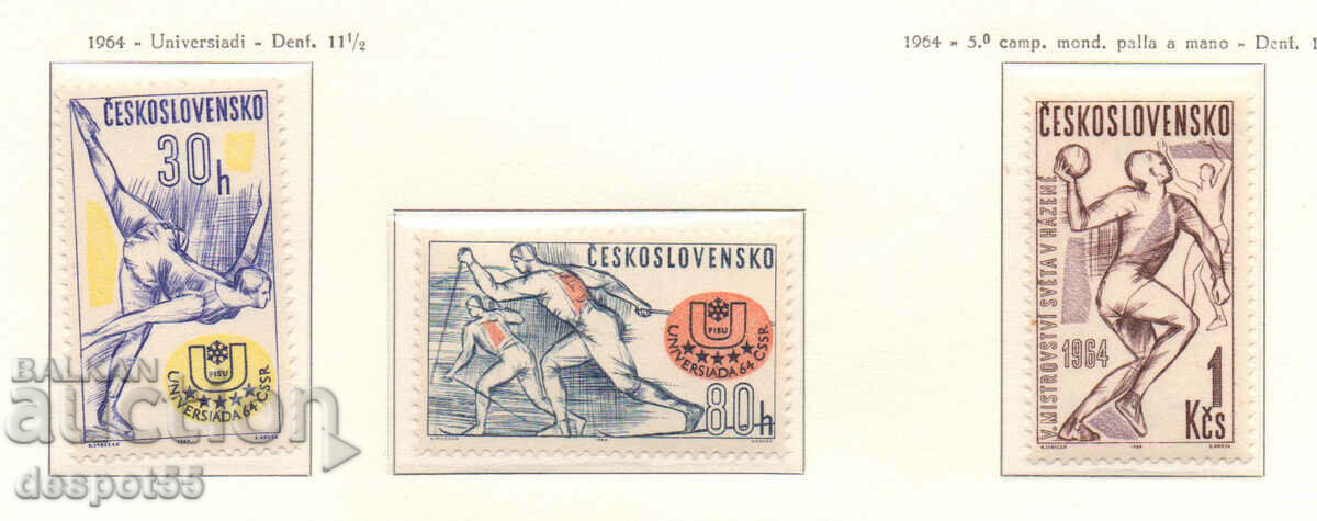 1964. Чехословакия. Спортни събития.