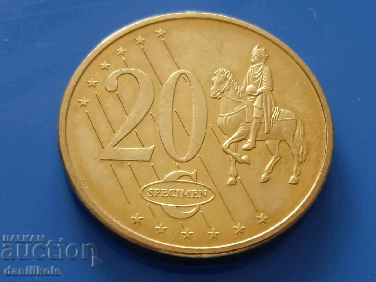 *$*Y*$* SPECIMEN 20 EURO-CENT JERSEY 2003 *$*Y*$* with price 14.90 BGN | € 7.62 *$*Y*$* SPECIMEN 20 EURO-CENT JERSEY 2003 *$*Y*$* with price 14.90 BGN | € 7.62