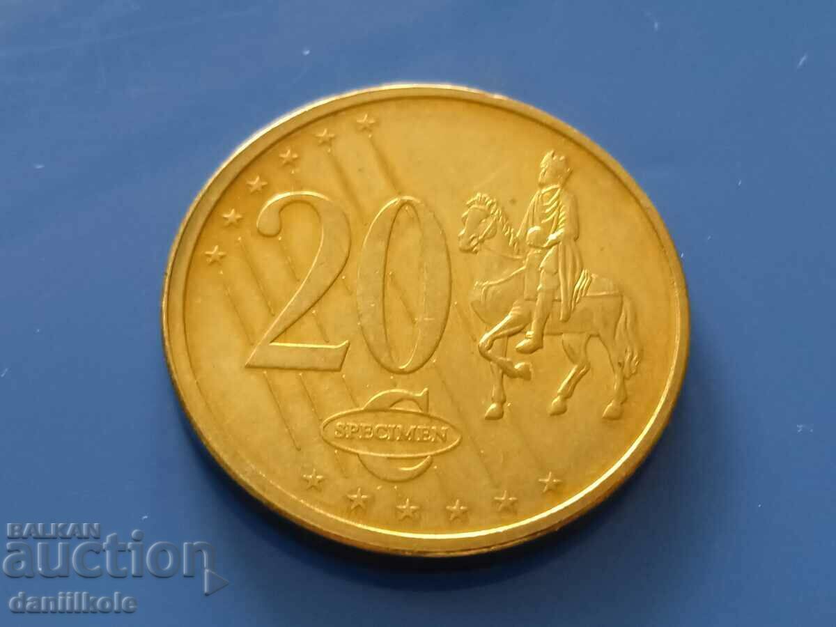 *$*Y*$* SPECIMEN 20 EURO CENT ANDORRA 2003 *$*Y*$* with price 29.00 BGN | € 14.83 *$*Y*$* SPECIMEN 20 EURO CENT ANDORRA 2003 *$*Y*$* with price 29.00 BGN | € 14.83