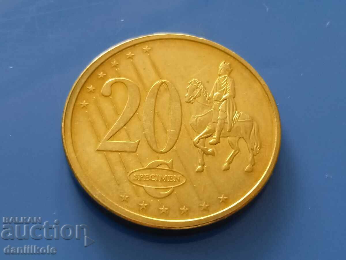 Auction *$*Y*$* SPECIMEN 20 EURO CENT ANDORRA 2003 *$*Y*$* Auction *$*Y*$* SPECIMEN 20 EURO CENT ANDORRA 2003 *$*Y*$*