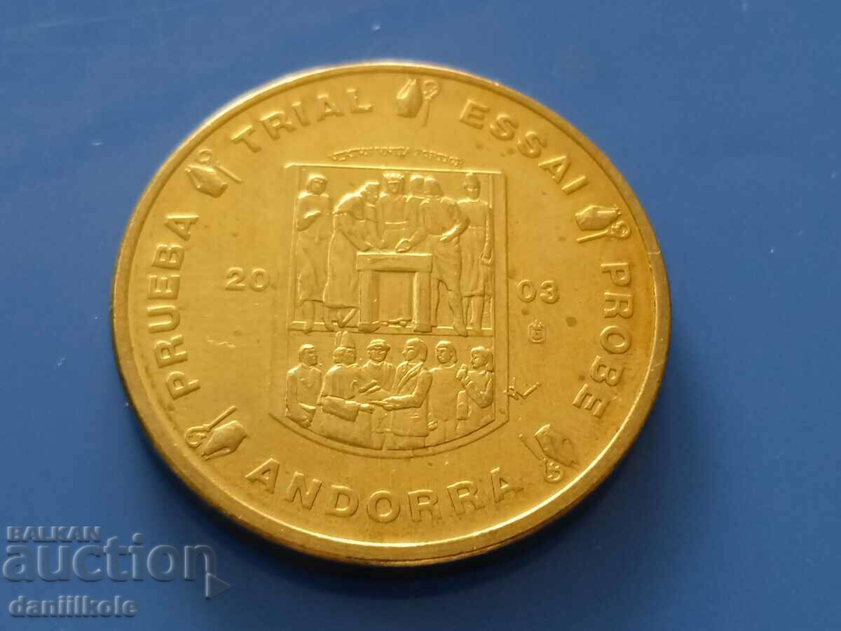 Delivery of *$*Y*$* SPECIMEN 20 EURO CENT ANDORRA 2003 *$*Y*$* Delivery of *$*Y*$* SPECIMEN 20 EURO CENT ANDORRA 2003 *$*Y*$*