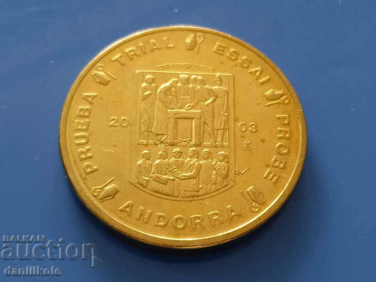 *$*Y*$* SPECIMEN 20 EURO CENT ANDORRA 2003 *$*Y*$* - 6 *$*Y*$* SPECIMEN 20 EURO CENT ANDORRA 2003 *$*Y*$* - 6