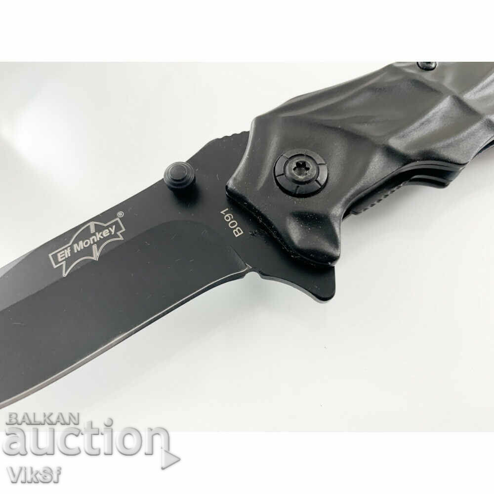 Auction Folding automatic pocket knife elf monkey B091 80x210 mm Auction Folding automatic pocket knife elf monkey B091 80x210 mm