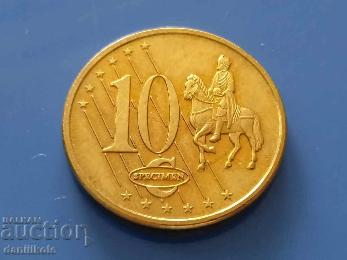 *$*Y*$* SPECIMEN 10 EURO-CENT LATVIA 2003 *$*Y*$* with price 9.00 BGN | € 4.60 *$*Y*$* SPECIMEN 10 EURO-CENT LATVIA 2003 *$*Y*$* with price 9.00 BGN | € 4.60