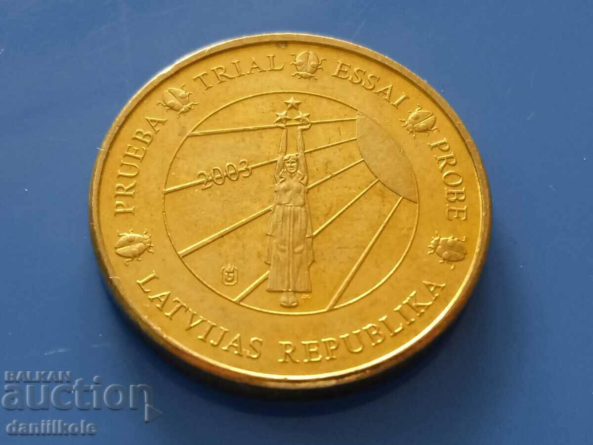 *$*Y*$* SPECIMEN 10 EURO-CENT LATVIA 2003 *$*Y*$* - 6 *$*Y*$* SPECIMEN 10 EURO-CENT LATVIA 2003 *$*Y*$* - 6