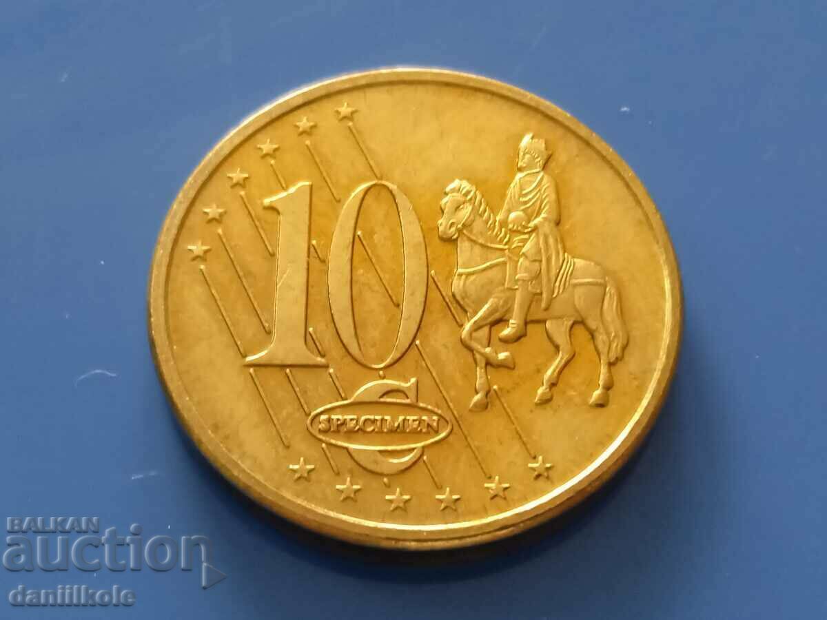 *$*Y*$* SPECIMEN 10 EURO-CENT LATVIA 2003 *$*Y*$*