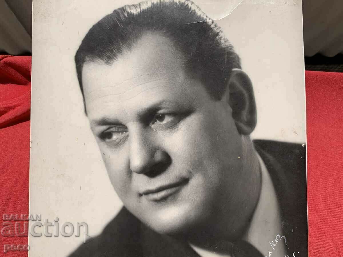 Livrarea Asparuh Temelkov Actor Autograf cu dedicație 1949