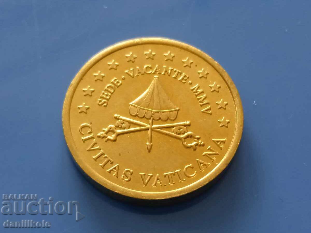 *$*Y*$* СПЕСИМЕН ПРОБА 10 ЕВРО-ЦЕНТА ВАТИКАНА 2005 *$*Y*$* - 7