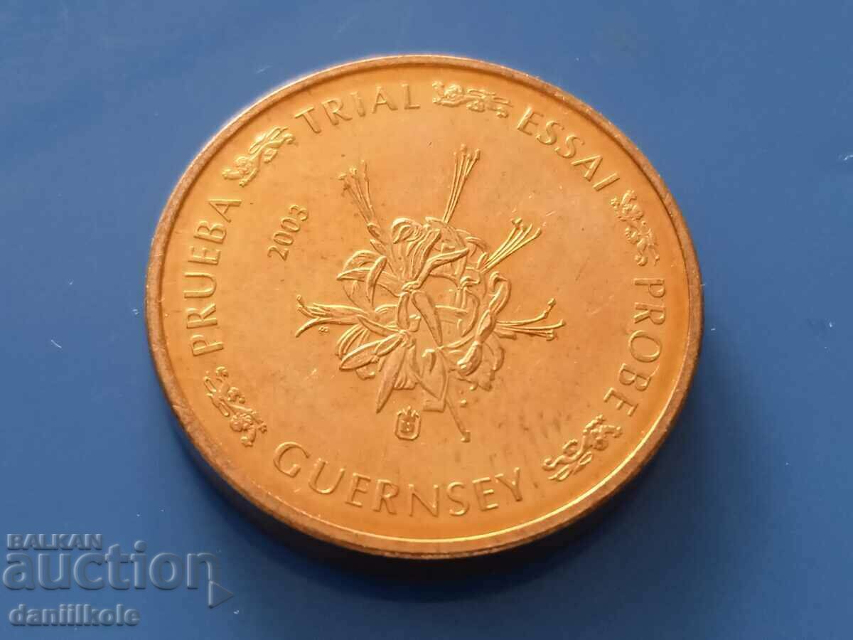 *$*Y*$* SPECIMEN 1 EURO-CENT GUERNSEY 2003 *$*Y*$* - 6 *$*Y*$* SPECIMEN 1 EURO-CENT GUERNSEY 2003 *$*Y*$* - 6