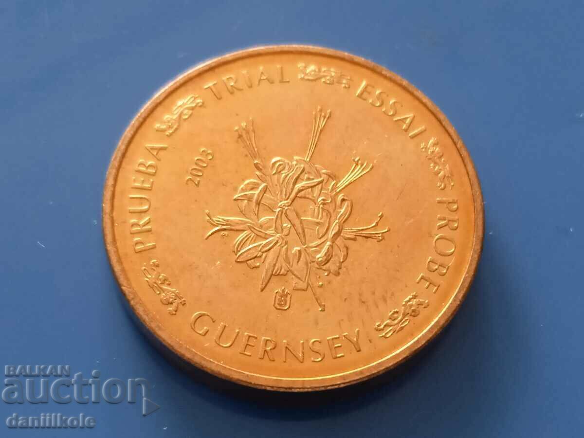 *$*Y*$* SPECIMEN 1 EURO-CENT GUERNSEY 2003 *$*Y*$* - 7 *$*Y*$* SPECIMEN 1 EURO-CENT GUERNSEY 2003 *$*Y*$* - 7