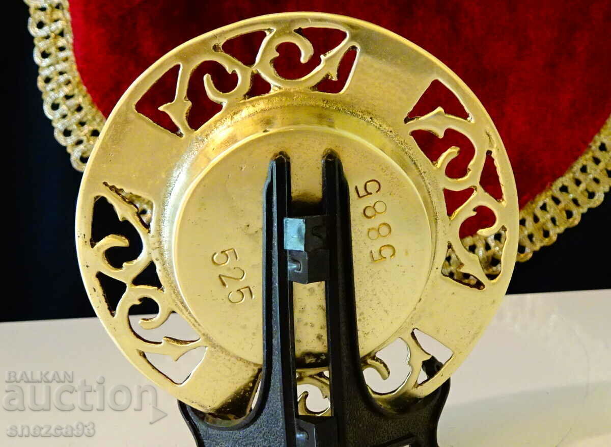 Antique Russian bronze ashtray, marked - 5 Antique Russian bronze ashtray, marked - 5