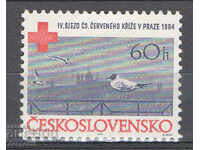 1964. Чехословакия. 4-ти чешки конгрес на Червения кръст.