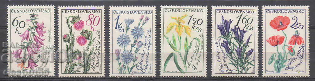 1964. Czechoslovakia. Wild flowers.