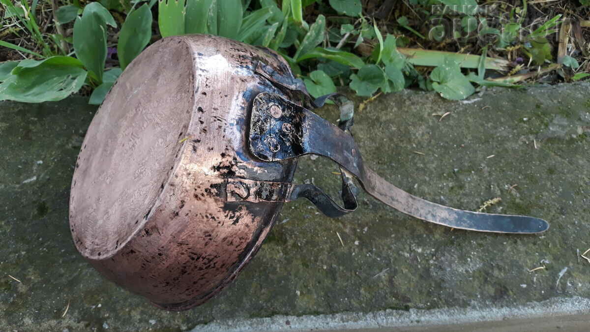 Auction antique copper pan handmade copper vessel copper Auction antique copper pan handmade copper vessel copper