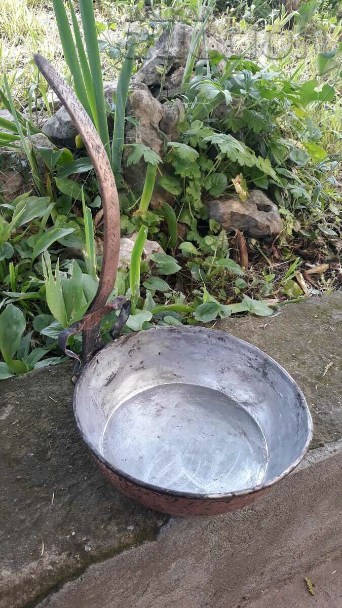 antique copper pan handmade copper vessel copper