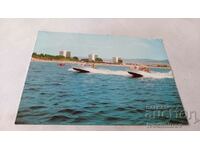 Пощенска картичка Слънчев бряг Изглед 1973