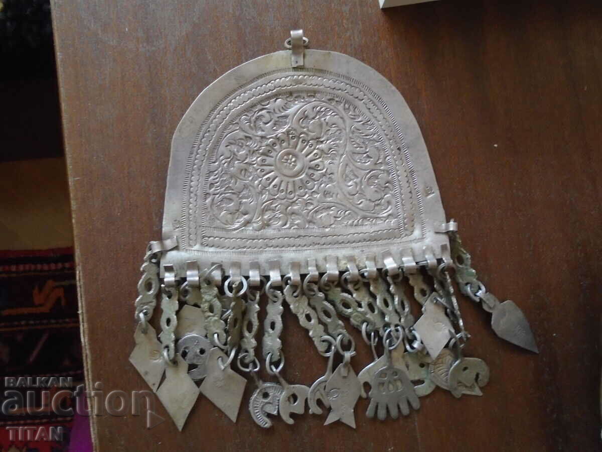 very old silver jewelry, part of a collection, stamps,