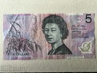 Австралия 5 долара 2002 полимер кралица Елизабет