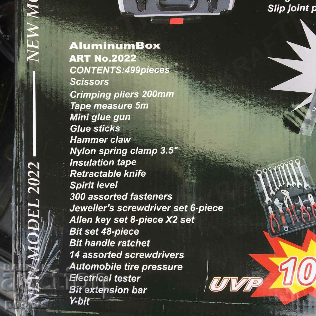 KraFTWorld Hand Tool Case 499 parts - 7 KraFTWorld Hand Tool Case 499 parts - 7