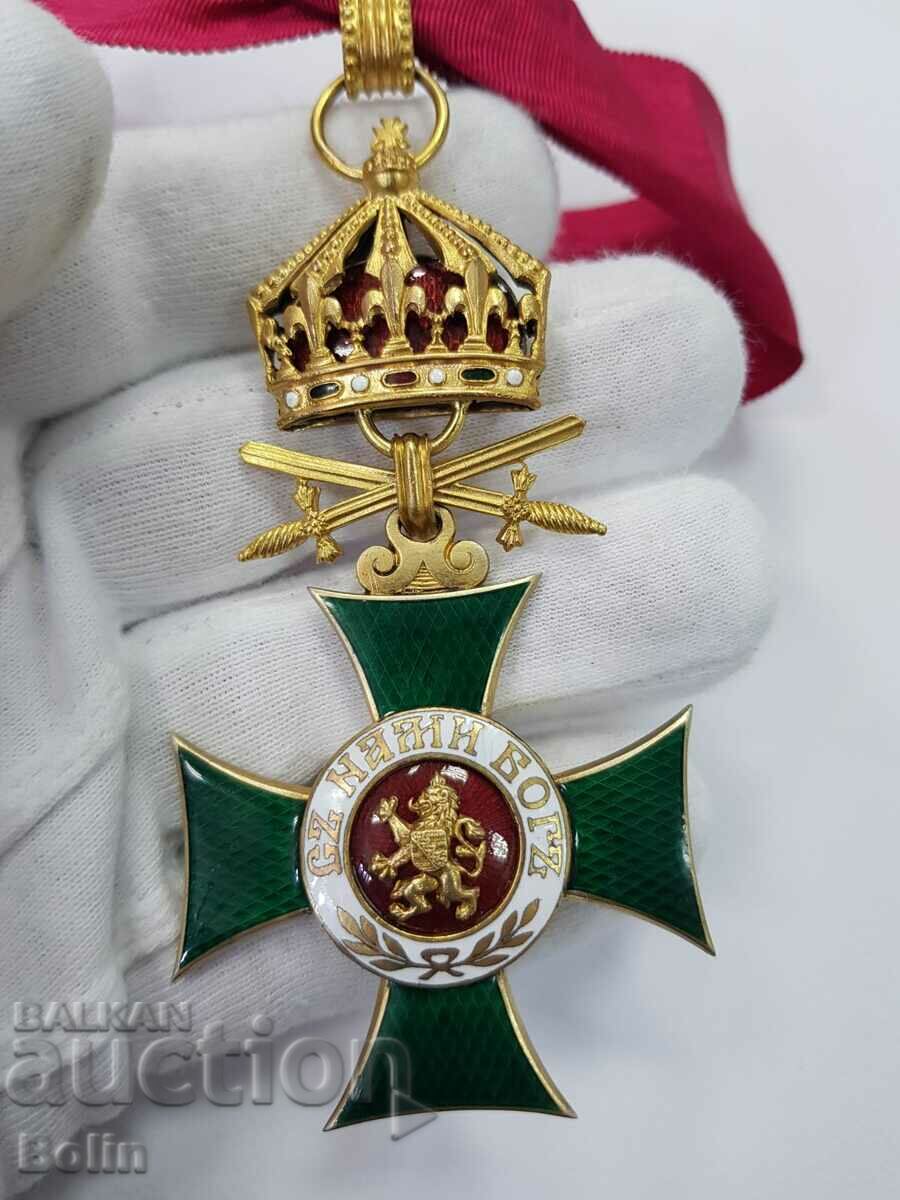 Рядък колекционен царски Орден Св.Александър IIIст. с мечове