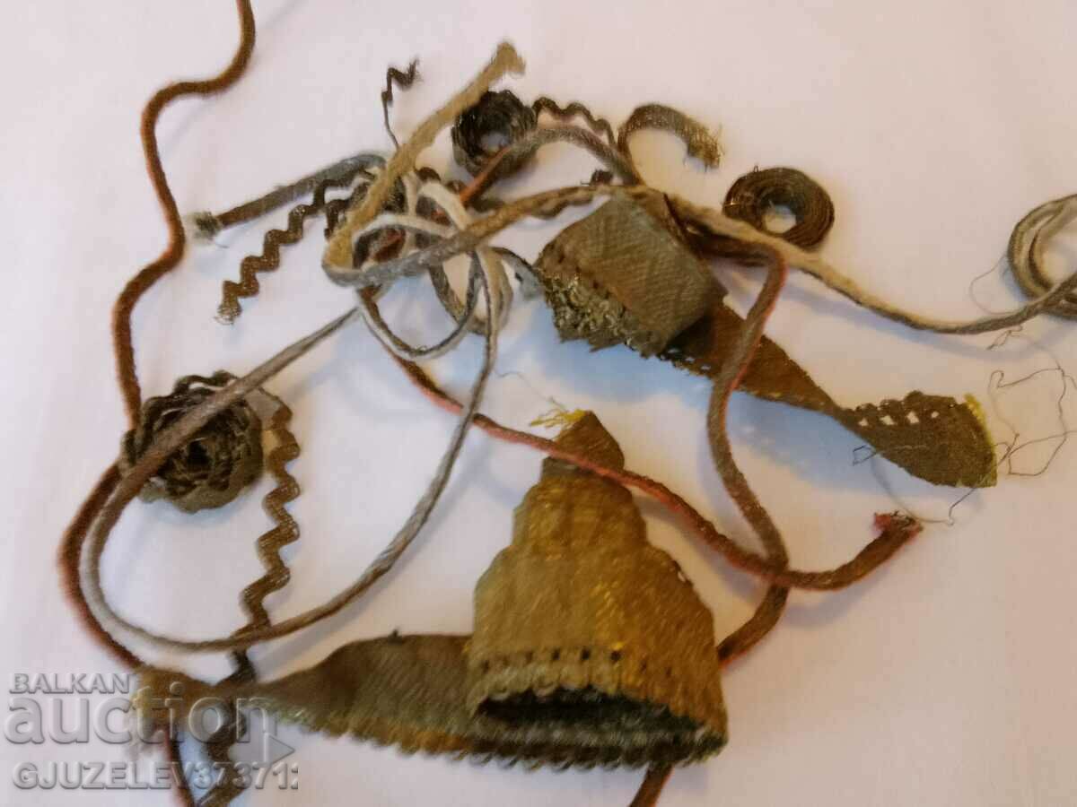 1890 - French gold metal braid, galloon, lace with price 189.00 BGN | € 96.63 1890 - French gold metal braid, galloon, lace with price 189.00 BGN | € 96.63