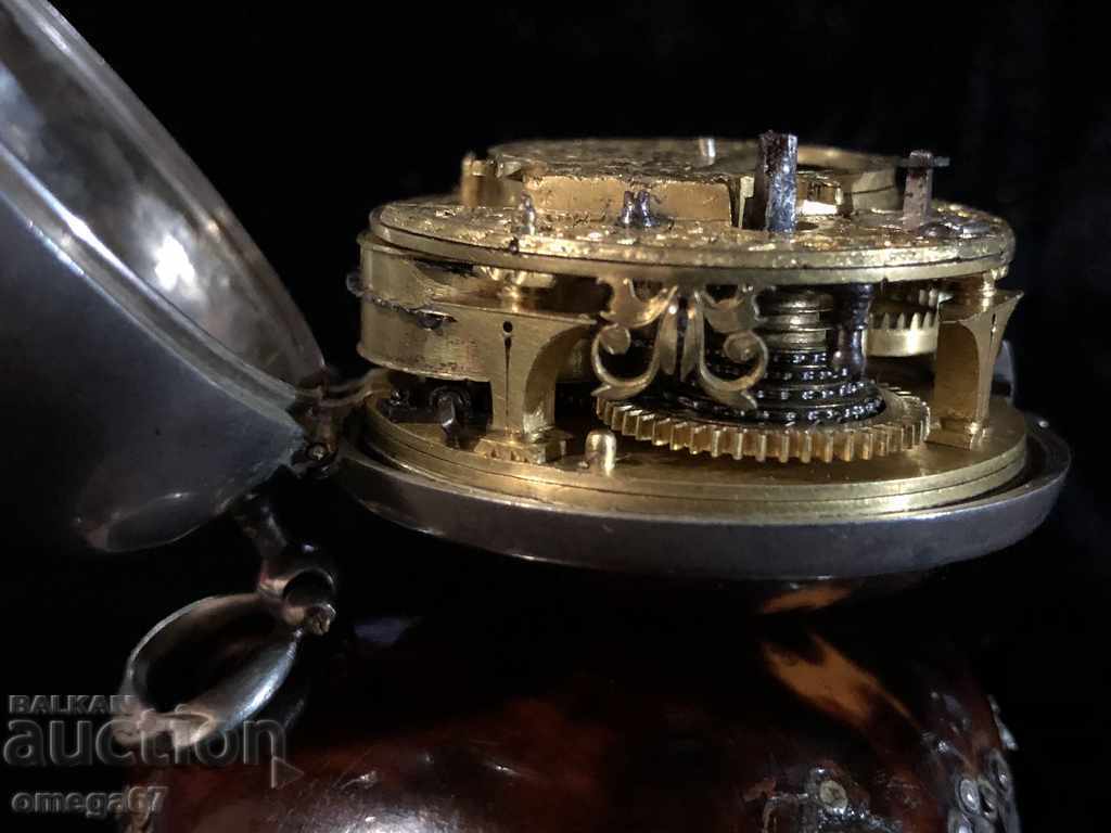 Pocket watch by Daniel Quare from 1667 - 5 Pocket watch by Daniel Quare from 1667 - 5