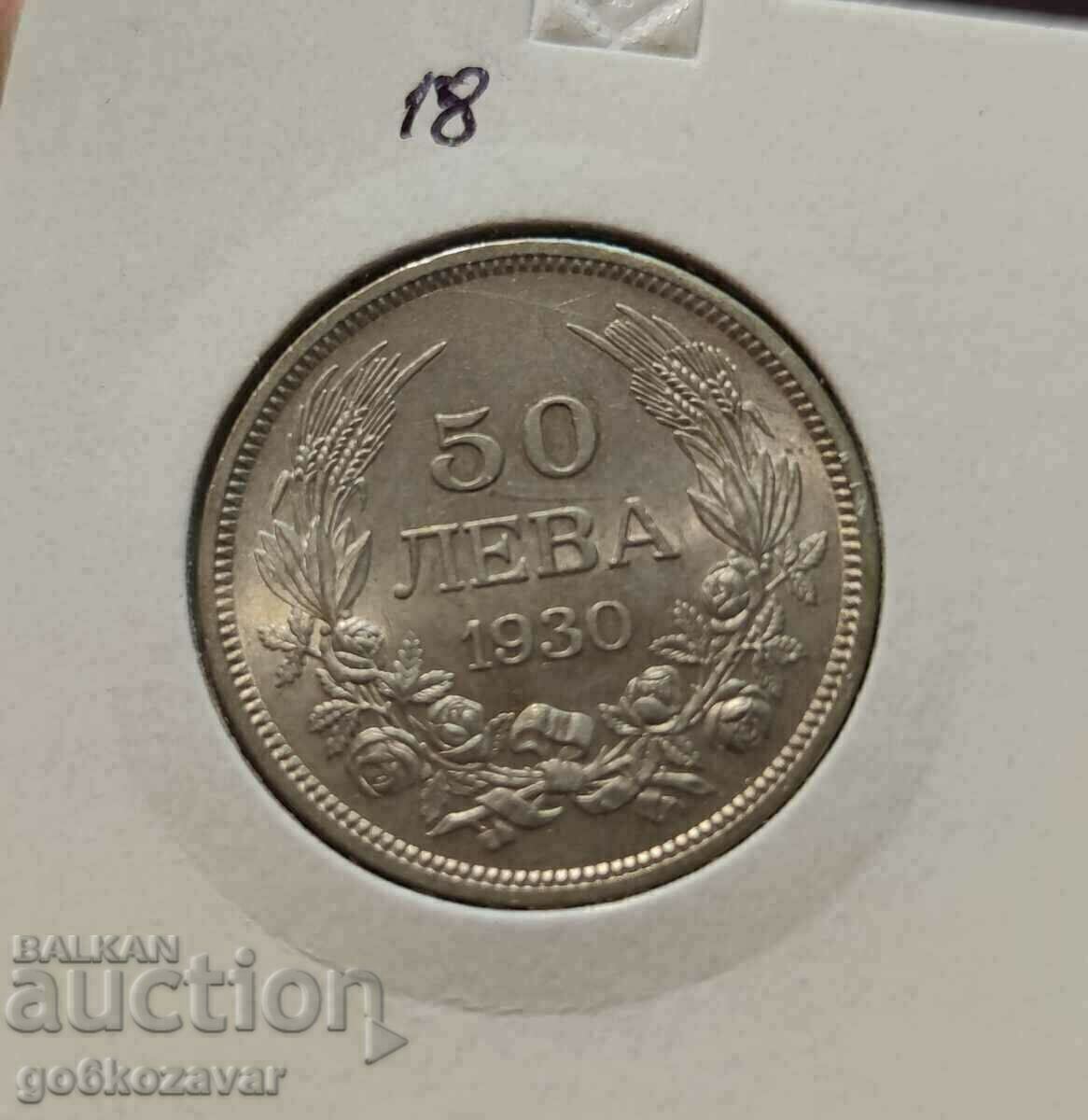 Bulgaria 50 BGN 1930 Silver collection!