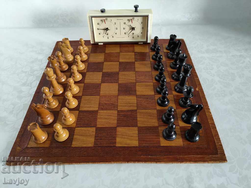 Licitație Șah complet - Ceas - Forme - Tablă