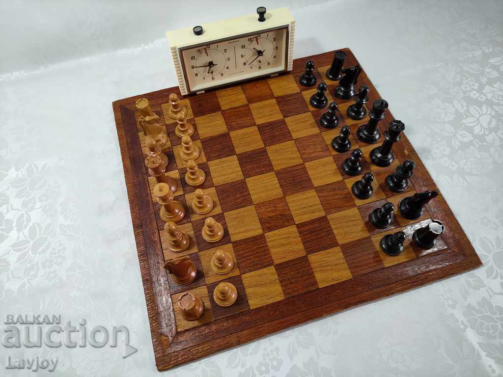 Șah complet - Ceas - Forme - Tablă - 7