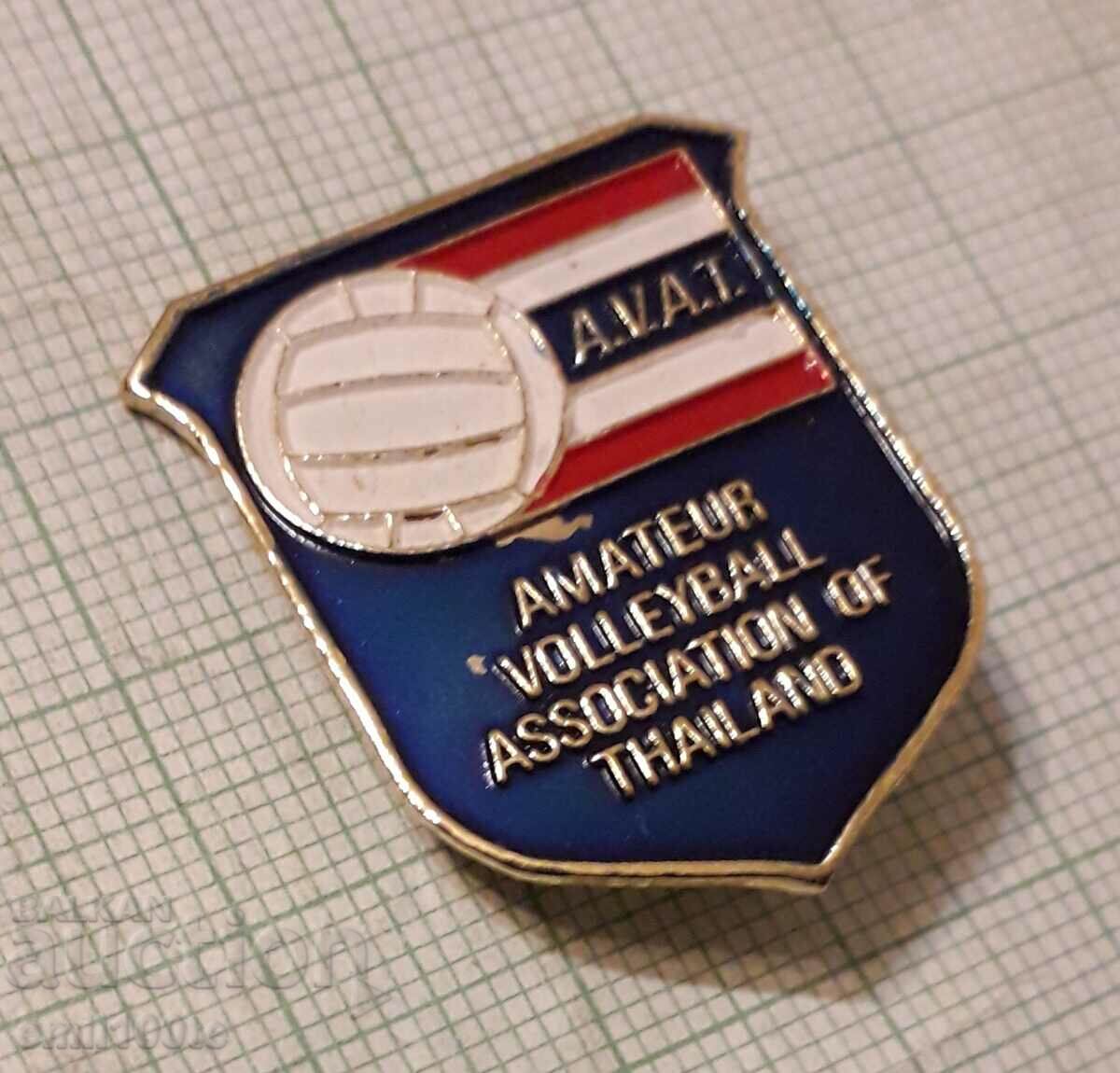 Badge - Amateur Volleyball Association of Thailand with price 3.00 BGN | € 1.53 Badge - Amateur Volleyball Association of Thailand with price 3.00 BGN | € 1.53