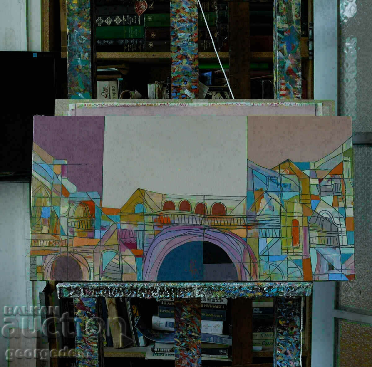 Auction  "Landscape" oil, canvas