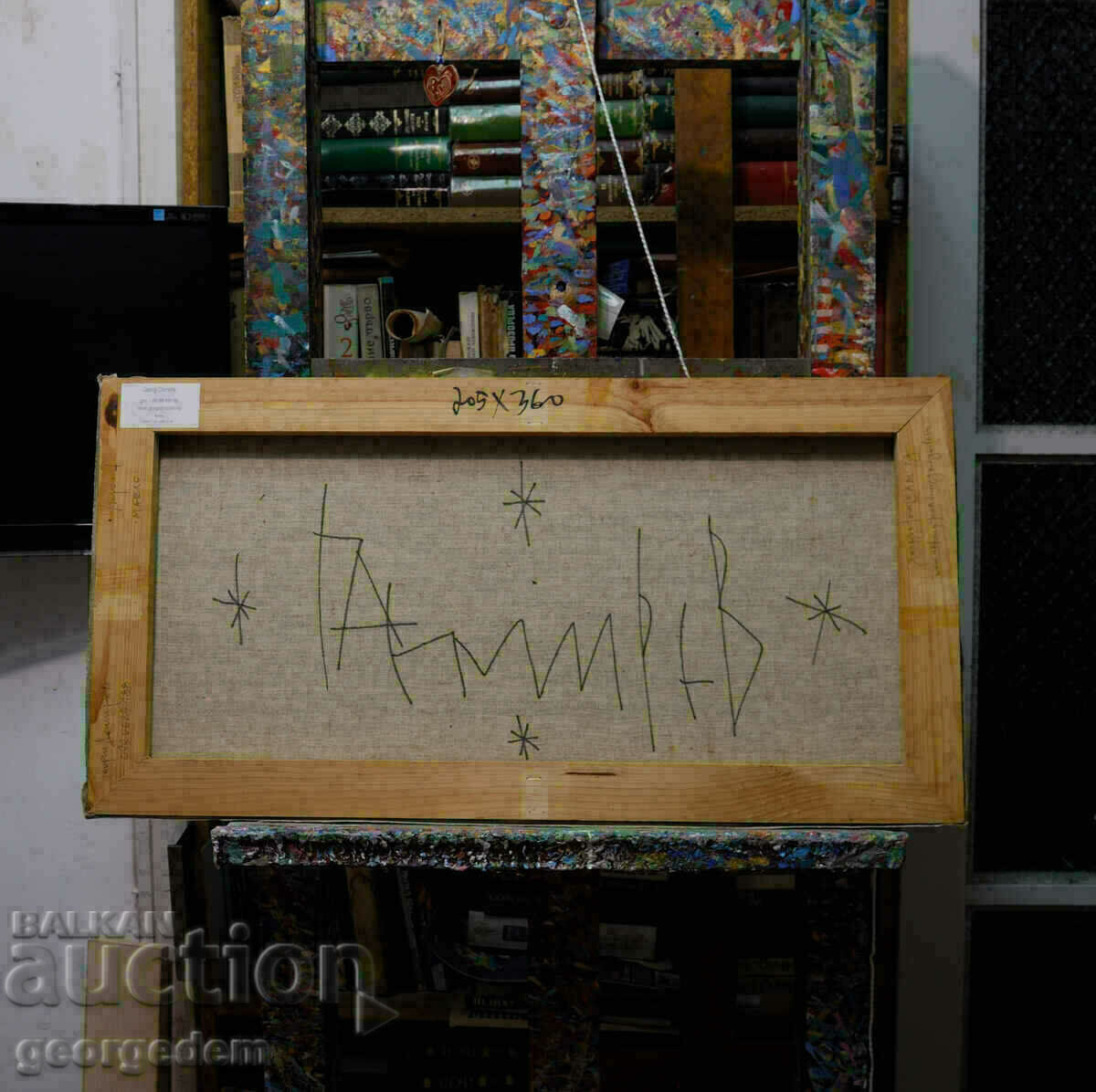 Delivery of "Landscape" oil, canvas Delivery of "Landscape" oil, canvas