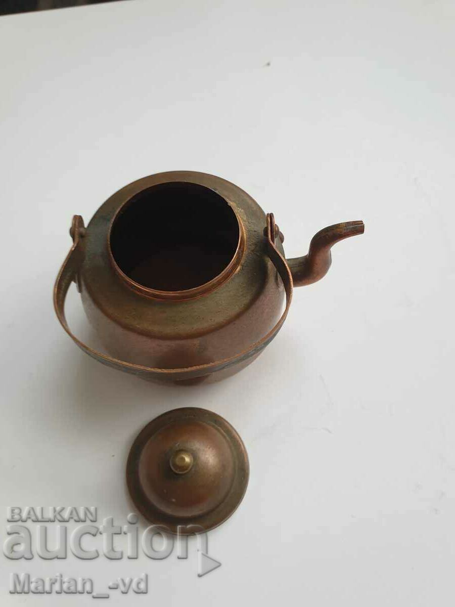 Delivery of Small collectible copper teapot