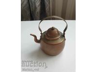 Small collectible copper teapot