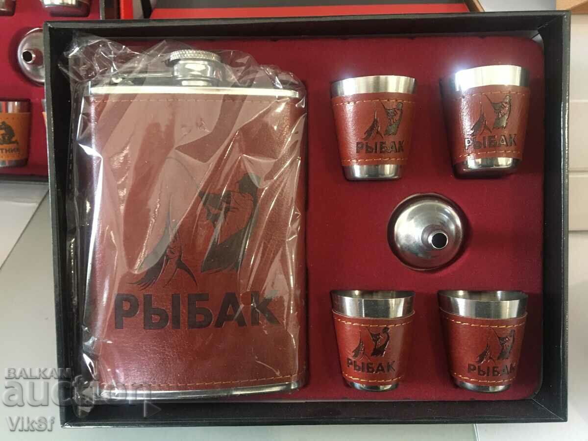 RIBAR gift set (2) - alcohol jug with 4 shots