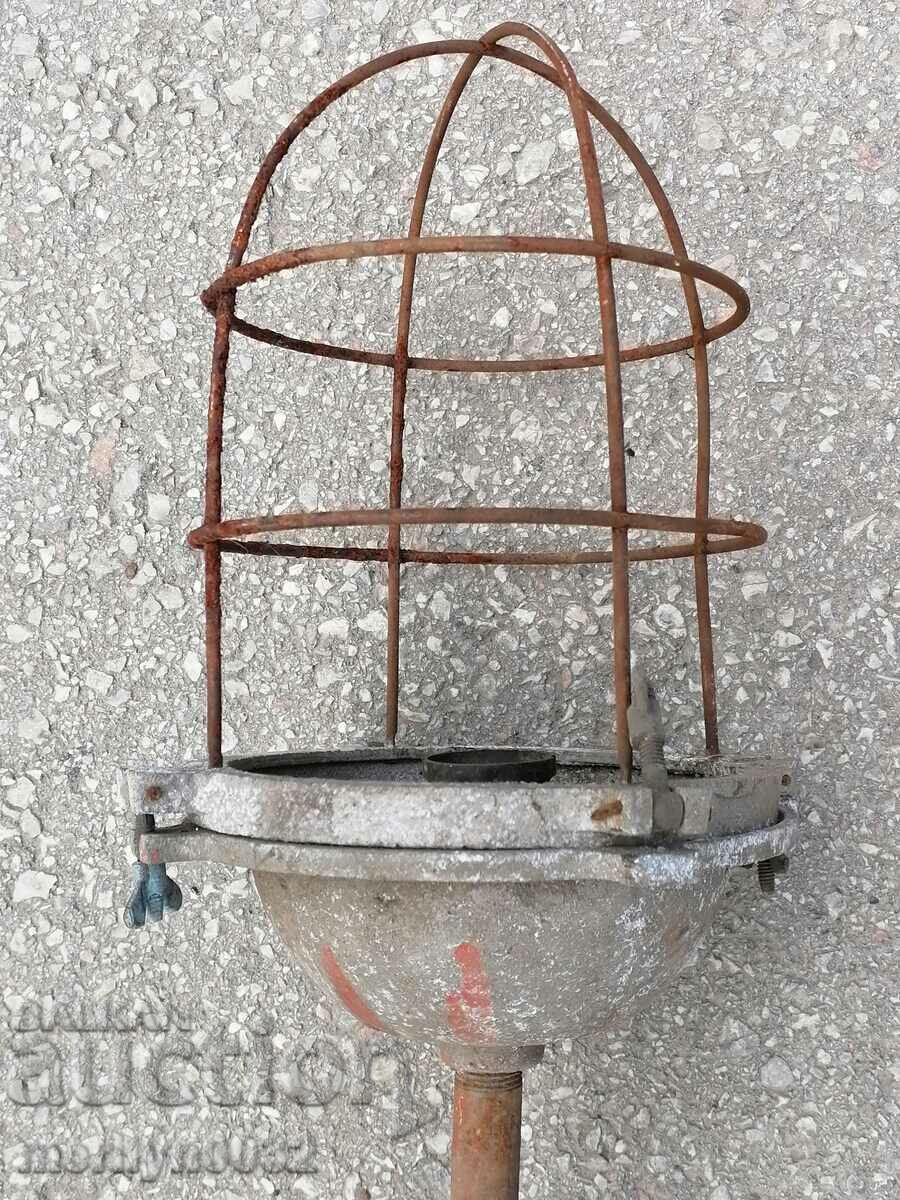 Auction An old industrial lamp from the time of industrialization NRB Auction An old industrial lamp from the time of industrialization NRB