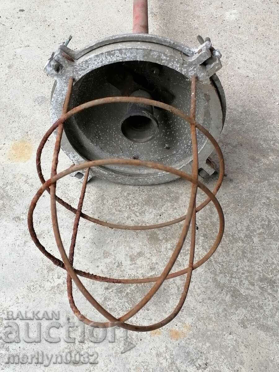 Delivery of An old industrial lamp from the time of industrialization NRB Delivery of An old industrial lamp from the time of industrialization NRB